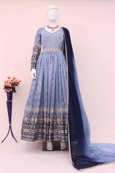 FLORY VOL-45 BY KHUSHBOO GEORGETTE GOWN MANUFACTURER IN INDIA